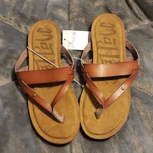 NWT Brown Mad Love women's sandals sz. 8
